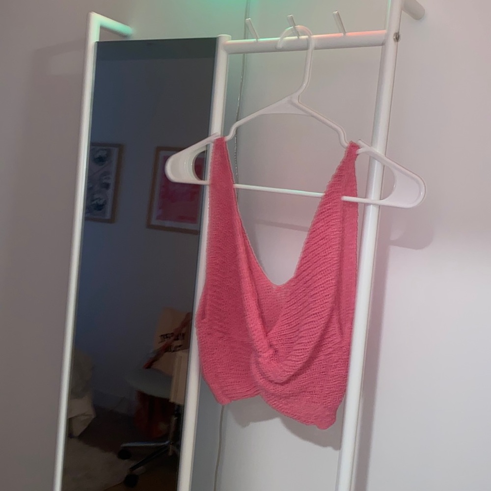 Pink top/ cover up